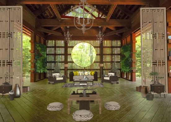 Zen house Design Rendering