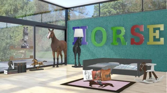Horses-The Best Animals of the World!A Room for Horse Friends -Do you like it 😜?