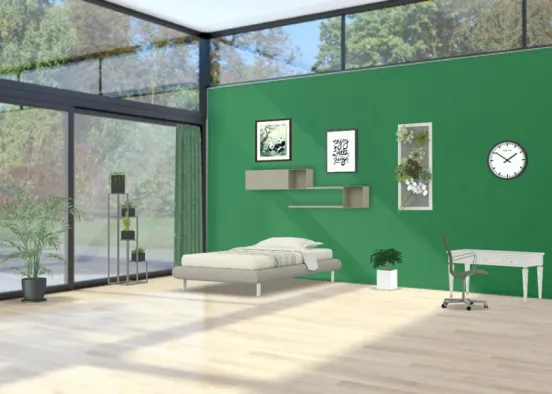Colorful Rooms🌈: Green🌳☘️ Design Rendering