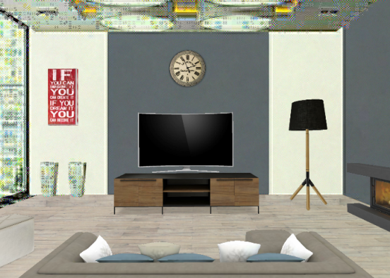 Living-room n°1 Design Rendering