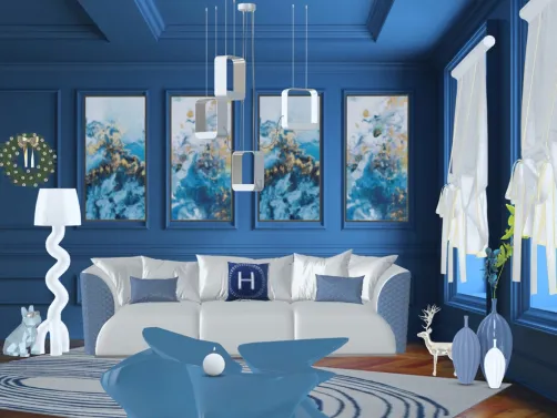 salon bleu