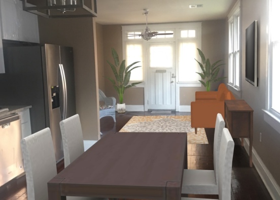 720 S. Hennessey open floor living kitchen Design Rendering