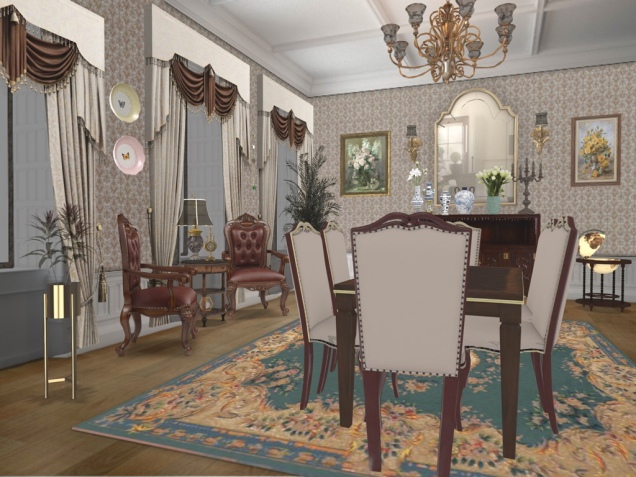 Dinner Room (Russian Style)
