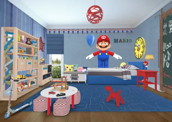 Mario’s room!!!! Design Rendering