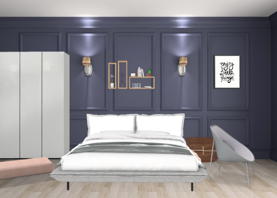 My dream bedroom (designed by my bff❤️)  Design Rendering