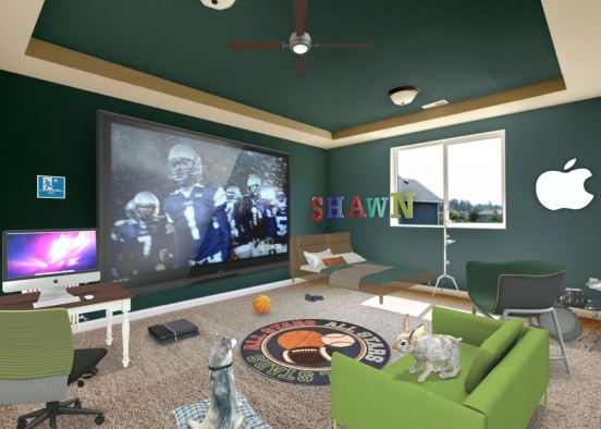 Shawn’s real room  Design Rendering