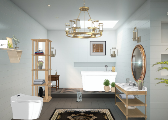 Banheiro mod Design Rendering