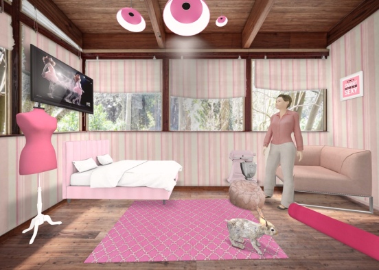 the pinky room Design Rendering