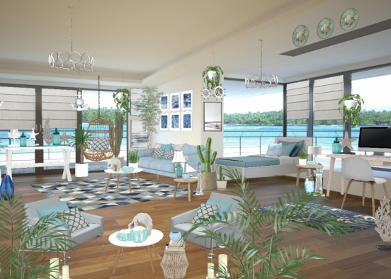 Beach house...🌊🐟 Design Rendering
