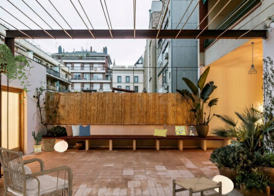 Barcelona outdoor Design Rendering