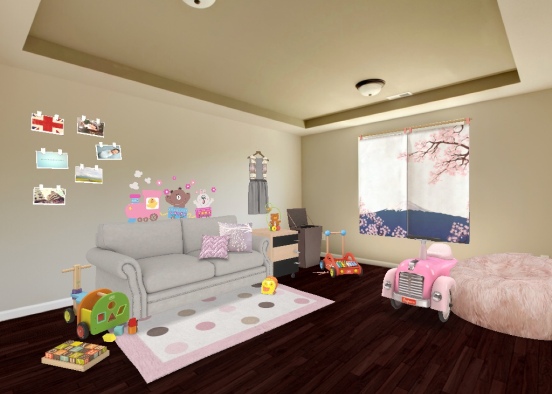 play room for a child Design Rendering