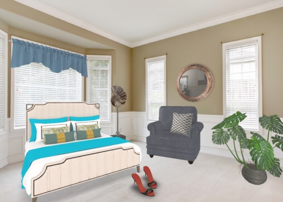 The bedroom 🛏 Design Rendering