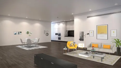 Living room Yellow Pop