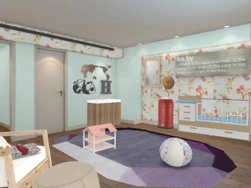 Hazels baby room