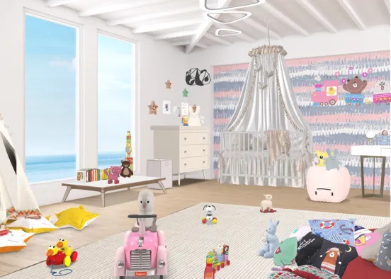 house rooms part 1: children’s nursery  Design Rendering