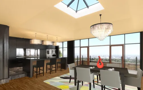 Art Decor Dining/Bar Area (Studio Home)