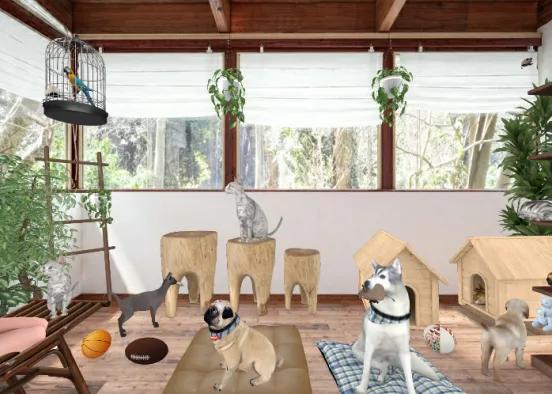 Pet Room 😻🐾🐶🐕 Design Rendering