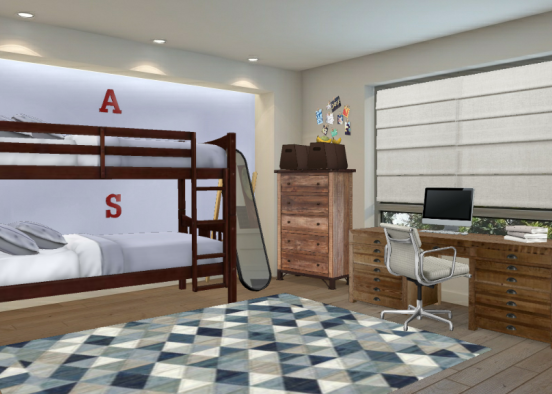 My dorm room Design Rendering