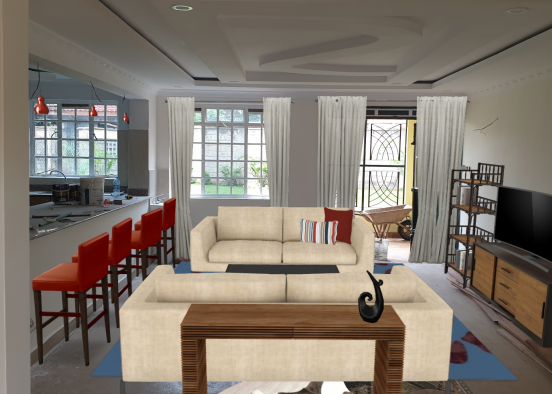 Membley livingroom  Design Rendering