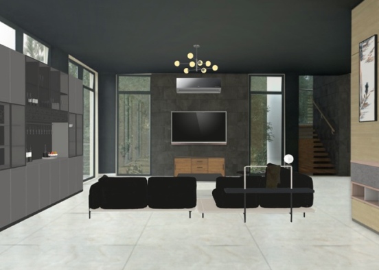 livingroom 2 Design Rendering
