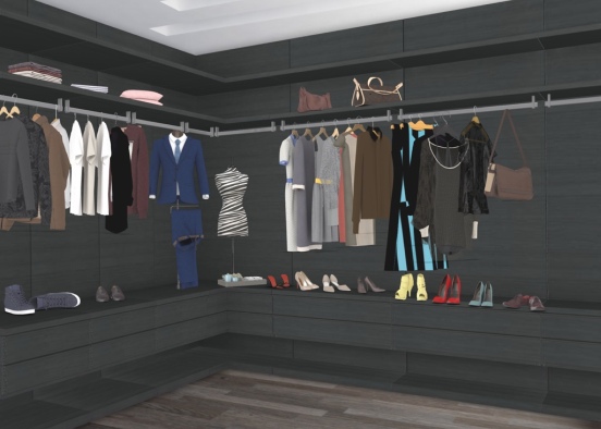 closet Design Rendering
