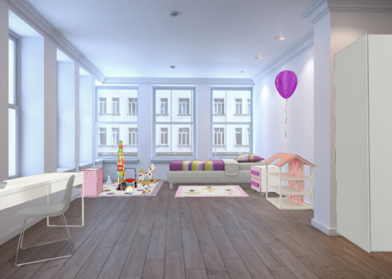 Habitación niños Design Rendering