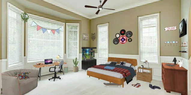 Teen Boy Bedroom 