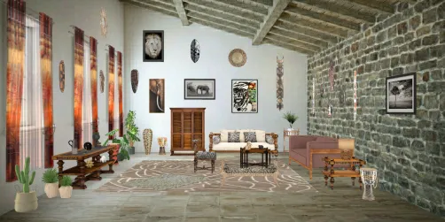African Living Room