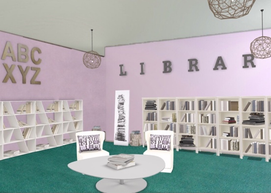A Nice Library Design Rendering