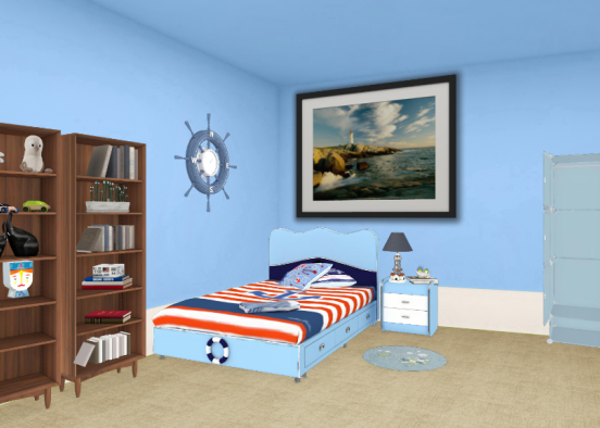 Childroom boy (sailorstyle) Design Rendering