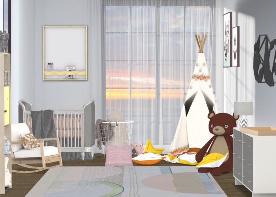 Dream nursery  Design Rendering