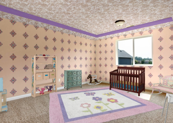 Nursery- Girl Design Rendering