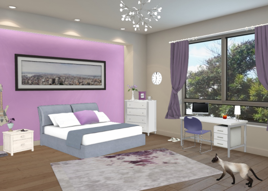 Purple Love #purple Design Rendering