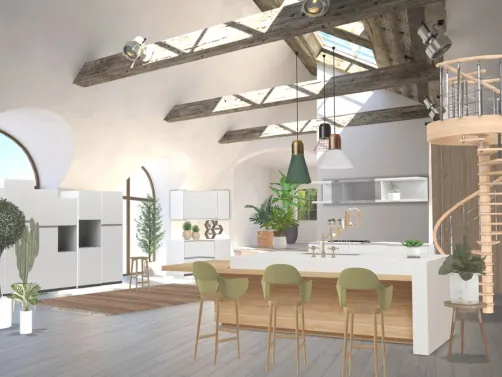 light kitchen.