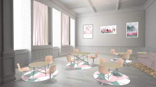 pink cafe!
