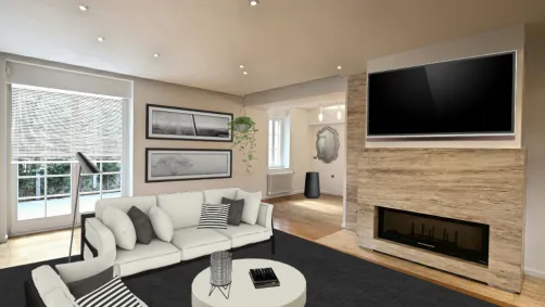 Sala de estar Minimalista 