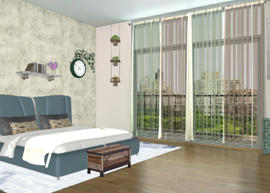 Camera da letto flory Design Rendering