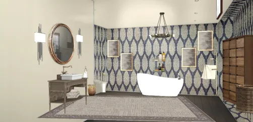 Brown Bathroom 