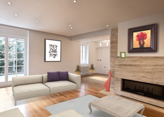 living rooms Design Rendering