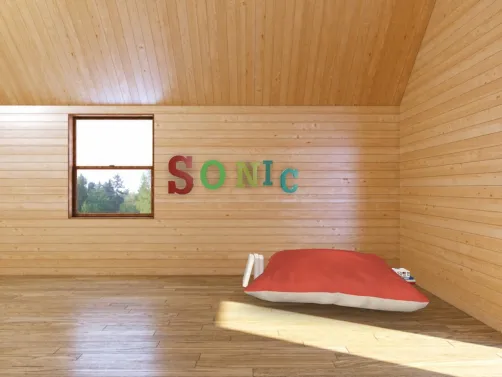 mi cuarto de Sonic personalizado