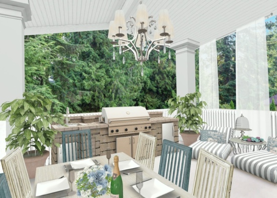 Summers on the Terrace Design Rendering