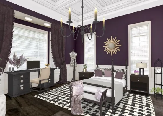 Purple shades Design Rendering