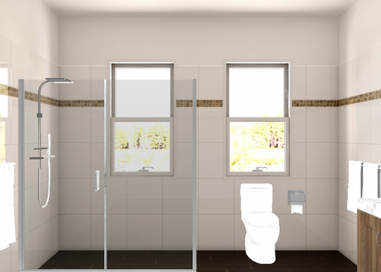 Bathroom 1 start Design Rendering
