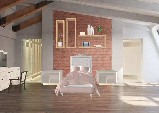 Hi, I made this bedroom and I love it. Design Rendering