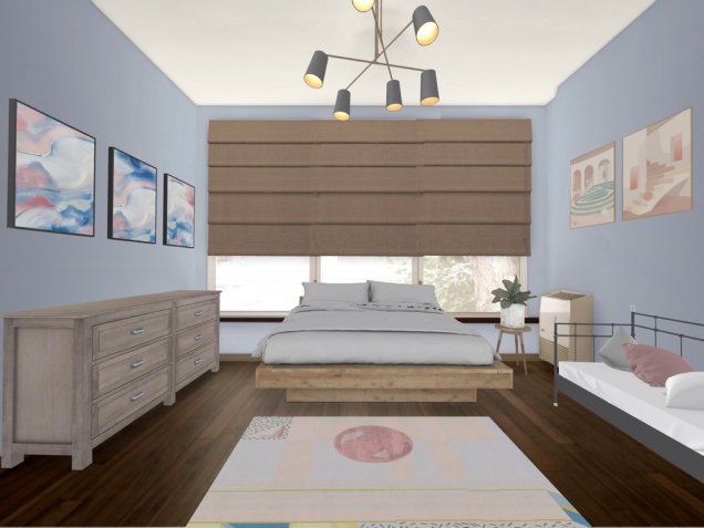 pastel bedroom