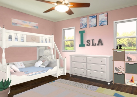 lil girls room  Design Rendering