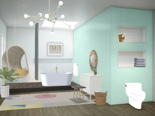 Colorful Bathroom