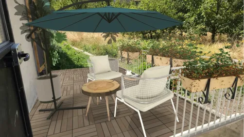 baita in montagna-terrazzino