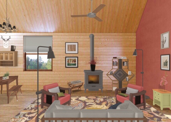 cozy camp Design Rendering