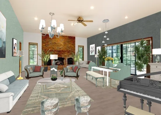 # #livingroom Design Rendering